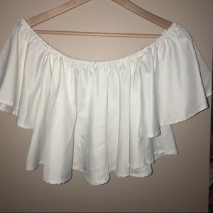 Over the shoulder top